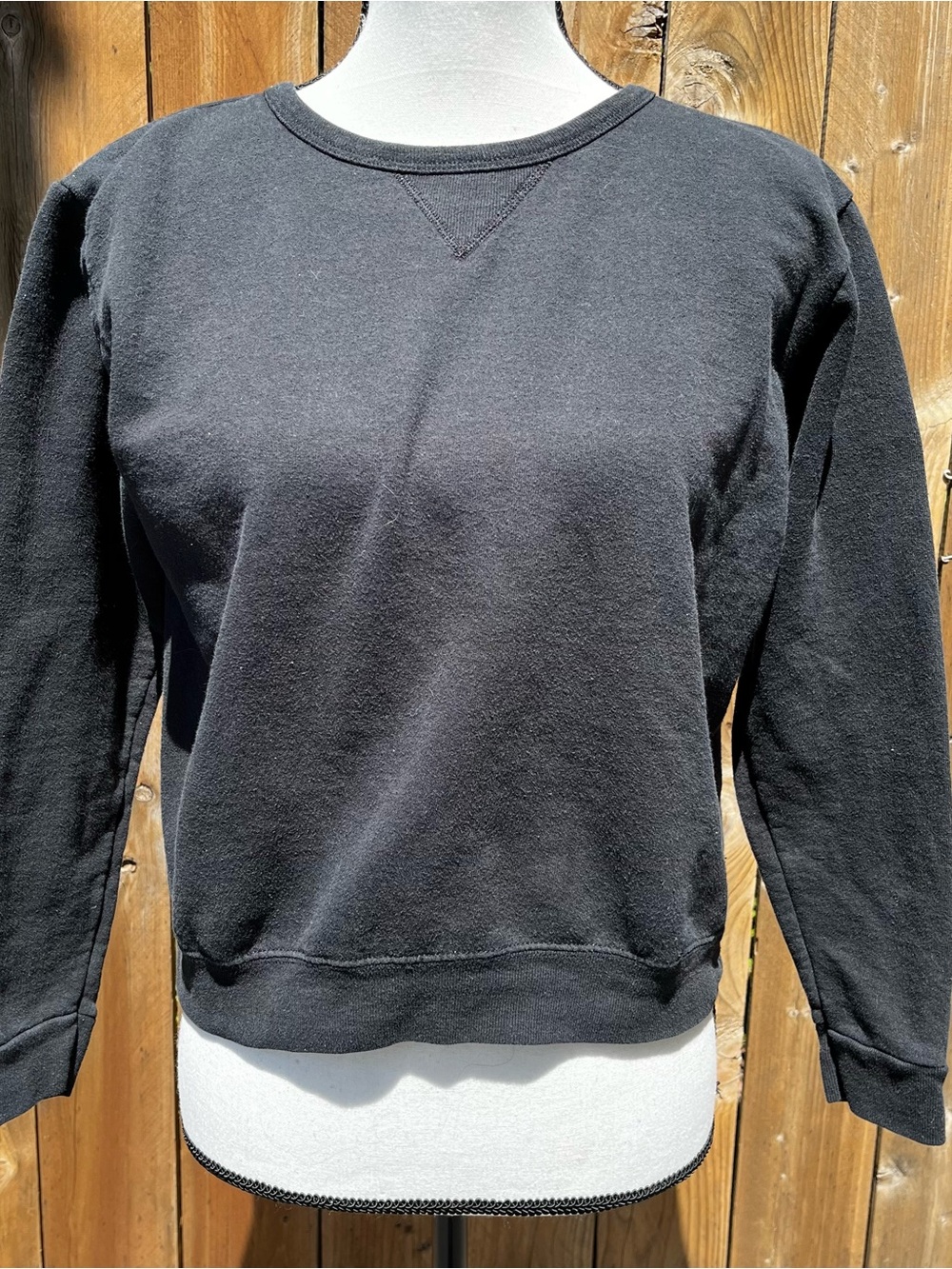Hanes Women’s Black Crewneck Sweater - Classic Pullover